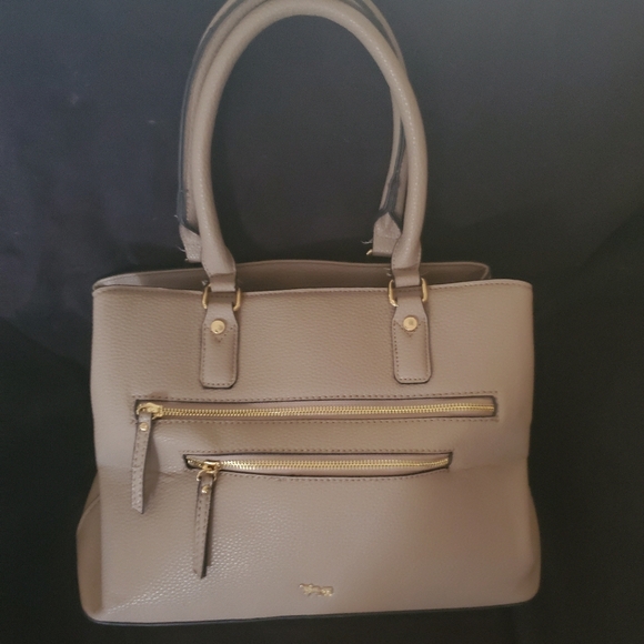 Matthew and Julian  beige EUC satchel purse AND Wallet. - Picture 2 of 8